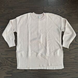 Aerie Desert Oversized Sweater in Pale Pink - Sz XS
